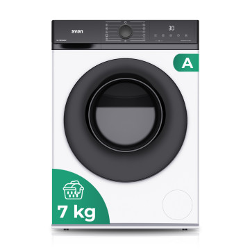 Máquina de Lavar Roupa SVAN SL7205AIDV 7Kg 1200rpm Branca Classe A SVAN - 1