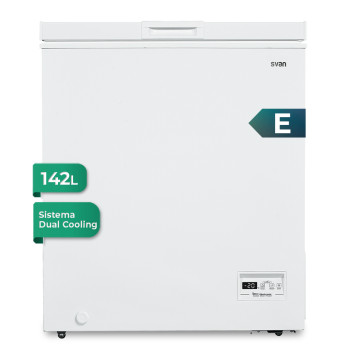 Congelador Horizontal SVAN SCH1501EDC 142L Branco Classe E SVAN - 1