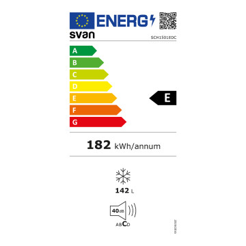 Congelador Horizontal SVAN SCH1501EDC 142L Branco Classe E SVAN - 6