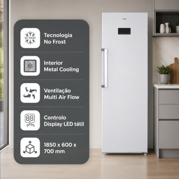Frigorífico Refrigerador SVAN SR185602ENFD No Frost 359L Branco Classe E SVAN - 4