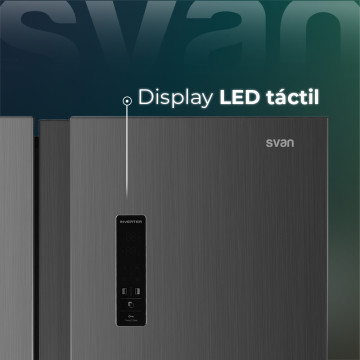 Frigorífico Americano SVAN SA18901ENFX No Frost 442L Inox Classe E SVAN - 5