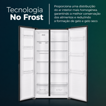 Frigorífico Americano SVAN SA18901ENFX No Frost 442L Inox Classe E SVAN - 7