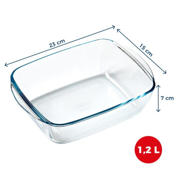PYREX - Travessa Airfryer Retangular 23x15cm 215B100/7948  - 5