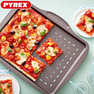 PYREX - Bandeja Retangular para Pizza 37cm AS37BZ0/7646  - 2
