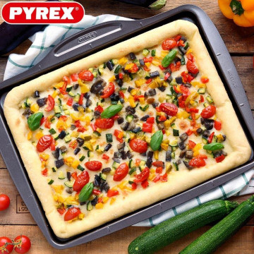 PYREX - Bandeja Retangular para Pizza 37cm AS37BZ0/7646  - 3