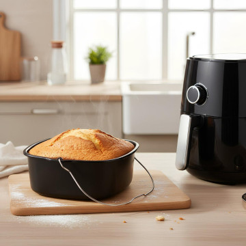 PYREX - Forma Airfryer Metal Quadrada 22x21cm AF22SR6/8046  - 4