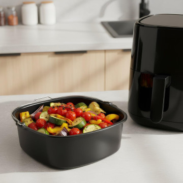 PYREX - Forma Airfryer Metal Quadrada 22x21cm AF22SR6/8046  - 5
