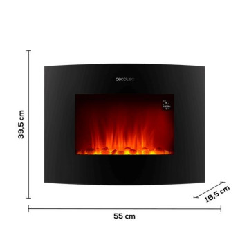 CECOTEC - Lareira Elétrica ReadyWarm 2250 Curved Flames Connected 5813 Cecotec - 2