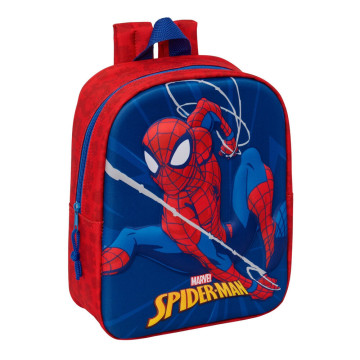 Mochila 3D do Homem-Aranha da Marvel, 27 cm SAFTA - 1