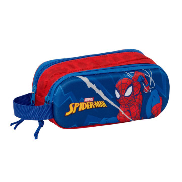 Estojo duplo para lápis 3D do Homem-Aranha da Marvel SAFTA - 1