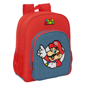 Mochila Super Mario adaptável de 38 cm SAFTA - 1