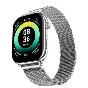 NOISE - Smartwatch Pulse 4 Max Silver Link wrb-sw-cfpulse4max-meshmtl-slvr_slvr  - 1