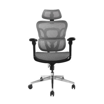 CADEIRA DE ESCRITÓRIO ERGONÔMICA PREMIUM EQUIP CINZA EQUIP - 1