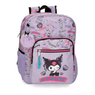 Mochila Retropop Kuromi Hello Kitty 38cm ajustável JOUMMA BAGS - 1