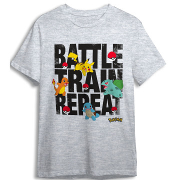 Camiseta infantil de batalha Pokémon NINTENDO - 1