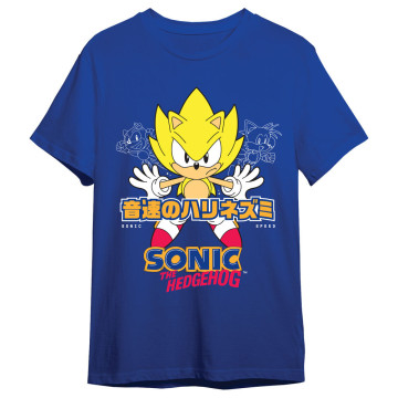 Camiseta adulta do Sonic the Hedgehog SEGA - 1