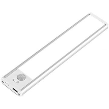 Barra de luz magnética Muvit iO MIOCAB001 com sensor de movimento / 3 modos de iluminação / Alimentada por bateria / Branca MUVI
