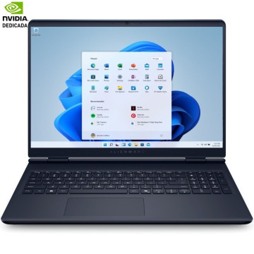Notebook gamer Dell Alienware 16 Aurora, Intel Core i7-240H/ 16GB/ SSD de 1TB/ GeForce RTX 5060/ Tela de 16"/ Windows 11 Dell - 