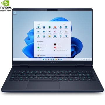 Notebook gamer Dell Alienware 16X Aurora, Intel Core Ultra 9-275HX/ 32GB/ SSD de 1TB/ GeForce RTX 5070/ Tela de 16"/ Windows 11 