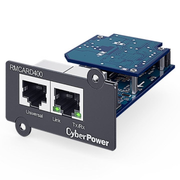 Placa de gerenciamento remoto Cyberpower RMCARD400/ RJ45/ compatível com Envirosensor Cyberpower - 1