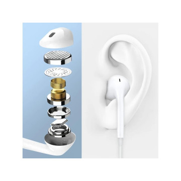 FORCE PLAY - Auriculares 3.5mm com Micro Branco F148128 FORCE PLAY - 3