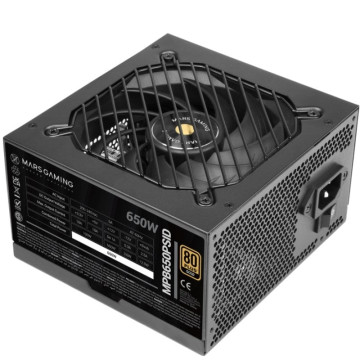 Fonte de alimentação Mars Gaming MPB650PSID / 650W / Ventoinha de 12cm / Certificação 80 Plus Gold Mars Gaming - 1