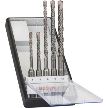 BOSCH - Conjunto de Brocas p/ Martelo 5un Robust Line SDS Plus 2607019927 BOSCH - 1