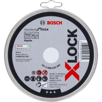 BOSCH - Disco Corte Pro Inox e Metal X-Lock 2608619262 BOSCH - 2