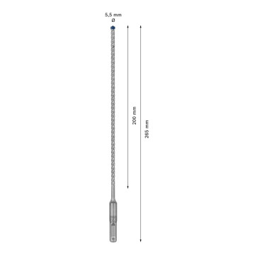 BOSCH - Broca p/ Martelo Expert SDS Plus-7X Armado 2608900068 BOSCH - 6