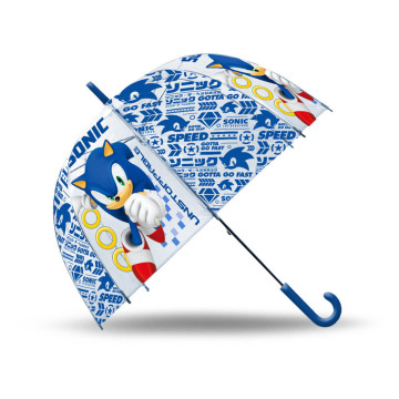 Guarda-chuva transparente do Sonic the Hedgehog, 46 cm KIDS LICENSING - 1