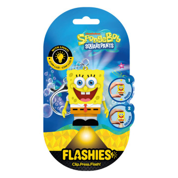 Chaveiro 3D do Bob Esponja com Luz KIDS LICENSING - 1