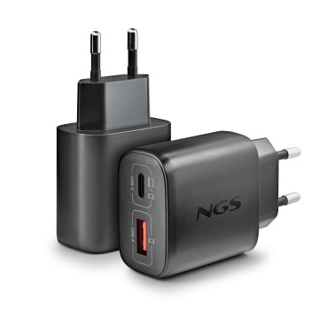 NGS - Carregador de Parede 45W USB-C + USB-A EON45WBLACK-B2C NGS - 4