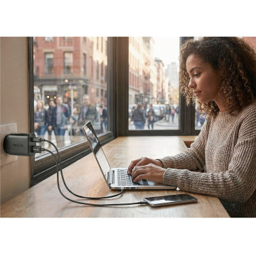 NGS - Carregador de Parede 45W USB-C + USB-A EON45WBLACK-B2C NGS - 6