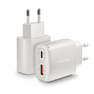NGS - Carregador de Parede 45W USB-C + USB-A EON45WWHITE-B2C NGS - 4