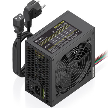 Fonte de alimentação Aisens ASPC-500ATX-PSEBK / 500W / Ventoinha de 12cm AISENS - 1