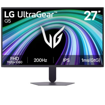 Monitor Gamer LG UltraGear G5 27G523B-B 27"/ Full HD/ 1ms/ 200Hz/ IPS/ Preto LG - 1
