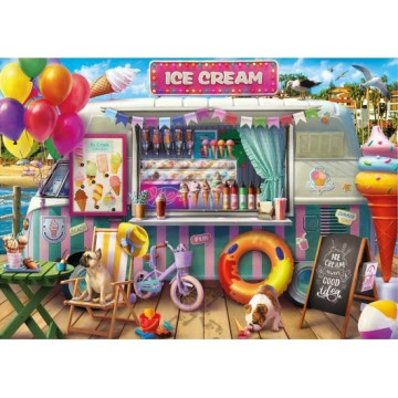 EDUCA - Puzzle 500 Carrinha de Gelados 20546  - 2