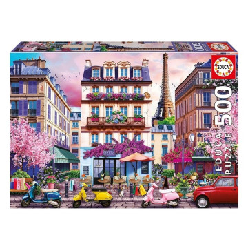 EDUCA - Puzzle 500 Distrito Comercial de Paris 20548  - 1