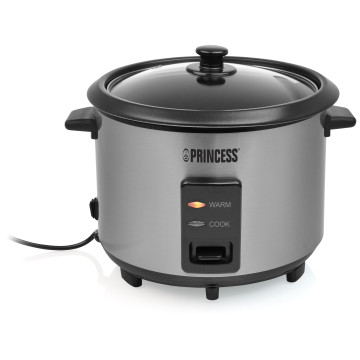 Panela elétrica de arroz Princess 271148, 1,8L, 700W, em aço inoxidável. PRINCESS - 1