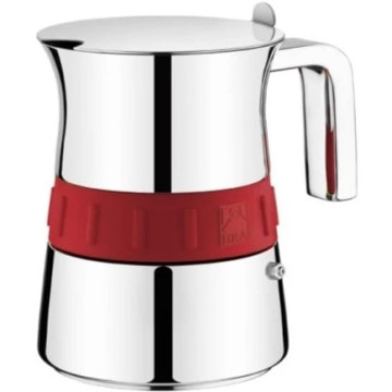 BRA 4T ELEGANCE VERMELHO AÇO INOXIDÁVEL INDUÇÃO CAFÉ ITALIANO BRA - 1