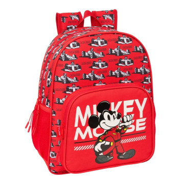 Mochila Disney Mickey e Amigos Correndo, 38cm, ajustável SAFTA - 1