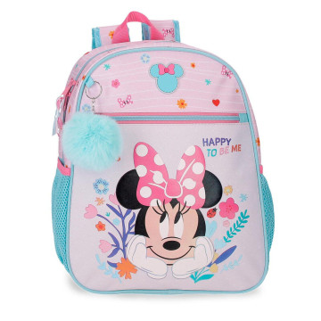 Mochila Disney Minnie Feliz por Ser Eu, 33cm, ajustável JOUMMA BAGS - 1