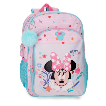Mochila Disney Minnie Feliz por Ser Eu, 40cm, ajustável JOUMMA BAGS - 1