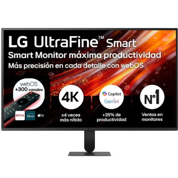Monitor Inteligente LG Ultrafine 32U701SB-B 31,5"/ 4K/ Multimídia/ Smart TV/ Preto LG - 1