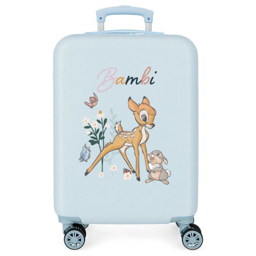 Mala de viagem com rodinhas ABS, inspirada em Bambi da Disney, 55 cm. JOUMMA BAGS - 1