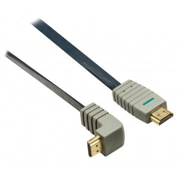 BANDRIDGE - Cabo HDMI 5m flat ficha 90º BVL1335 BANDRIDGE - 2