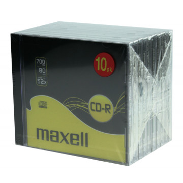 MAXELL - PACK 10 CD-R 80...