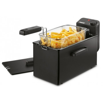 PRINCESS - Fritadeira Preta 3L Inox Preto 182727 PRINCESS - 3