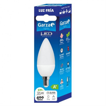 LAMPADA GARZA LED VELA-5W-E14-461468 GARZA - 1