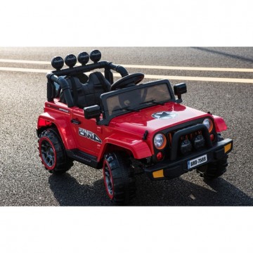 Carro Elétrico Jeep FullTime 4x2 12V Bateria c/ Comando - Vermelho - Levante já em Loja  - 5